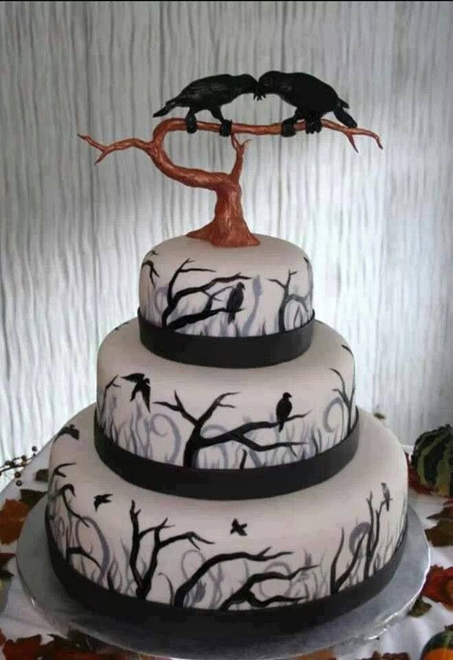 Gothic Birthday Cakes
 Gothic cake Skull Cakes Pinterest