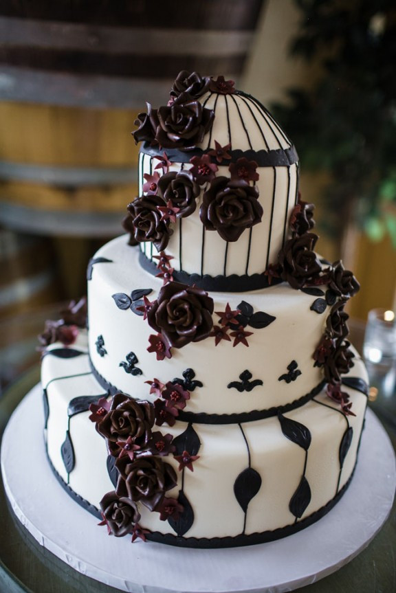 Gothic Birthday Cakes
 Gothic California Winery Wedding Sarah and Brandin · Rock