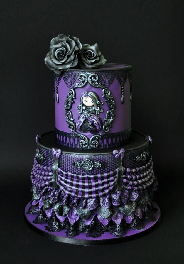 Gothic Birthday Cakes
 Victorian Gothic by ArchiCAKEture in 2019