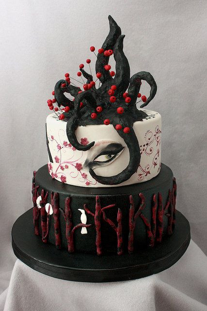 Gothic Birthday Cakes
 8 best Horror Themed Cakes images on Pinterest