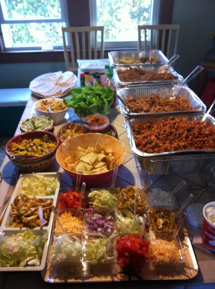 Graduation Party Dinner Ideas
 Pinning my own taco party because it was so good Fried