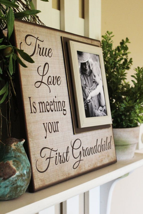 Grandparent Gift Ideas From Baby
 New Grandparent Gift Picture Frame For by MemoryScapes on