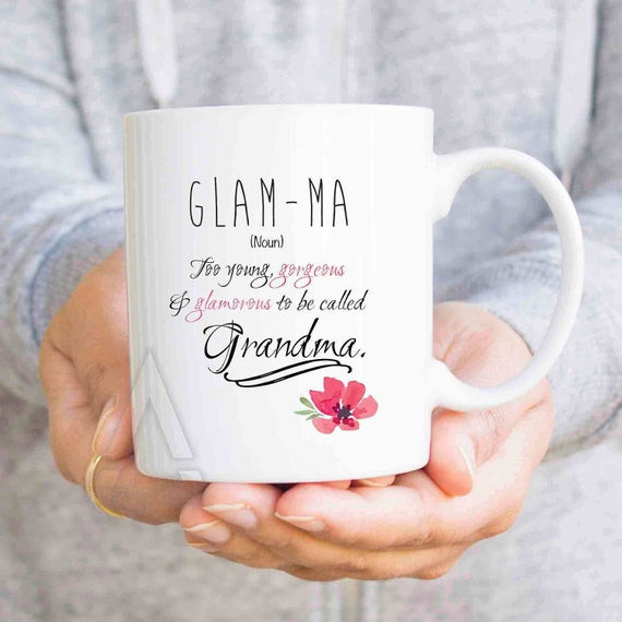 Grandparent Gift Ideas From Baby
 glamma mug mothers day t for grandma christmas ts for