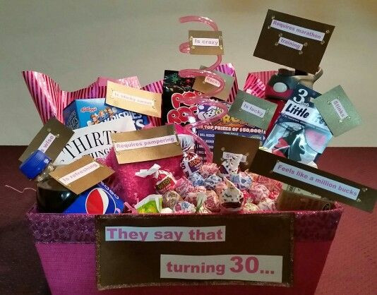 Great Birthday Gift Ideas For Her
 For my best friends 30th Birthday Filled with some of her