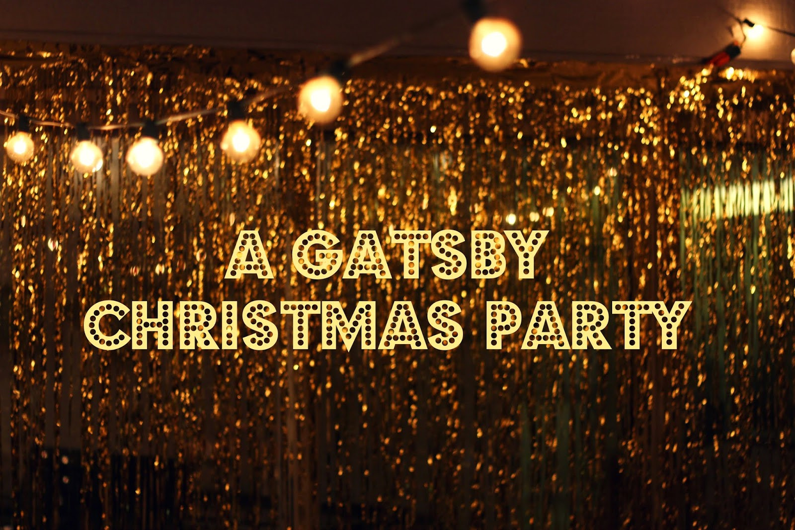 Great Christmas Party Ideas
 A Gatsby Christmas Party Candice Elaine