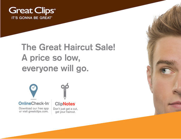 Great Clips Mens Haircuts
 [Great Clips] $6 99 Great Haircut Sale tario ly