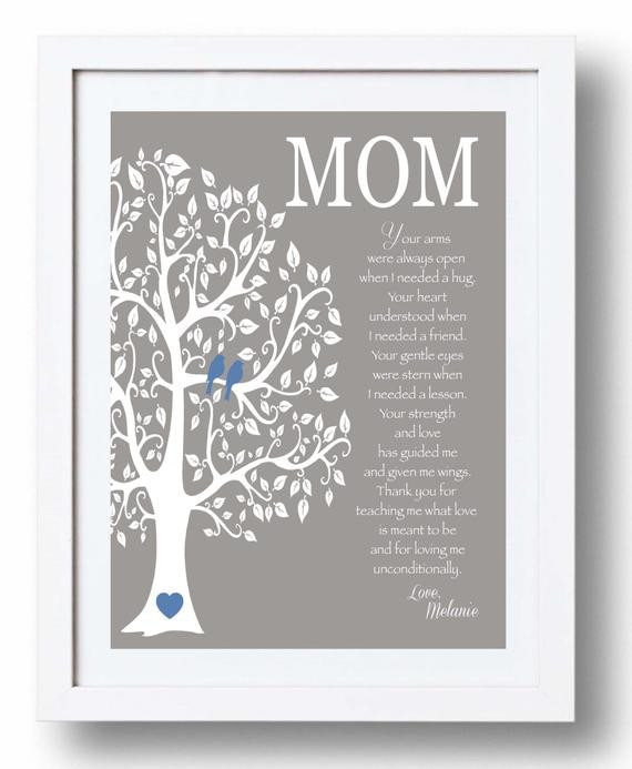 Great Gifts For Moms Birthday
 MOM Gift Print Personalized Mother Gift Mother s Day
