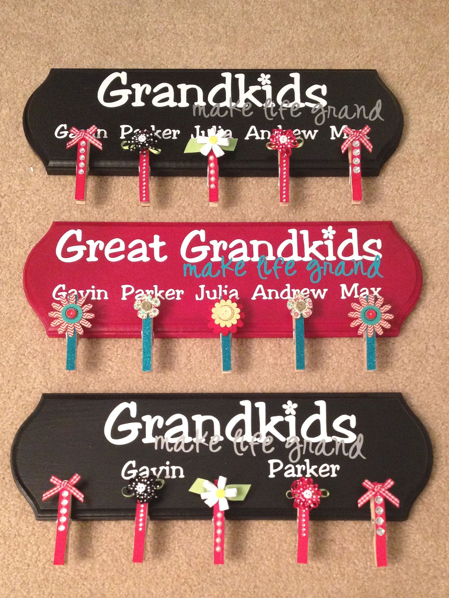 Great Grandmother Gift Ideas
 Grandma Gift Grandkids make life grand