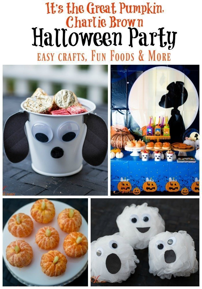 Great Halloween Party Ideas
 It s The Great Pumpkin Charlie Brown Halloween Party An