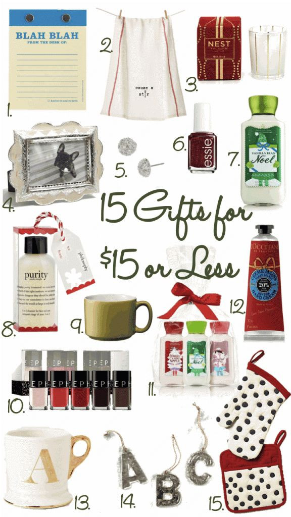 Great Holiday Gift Ideas
 15 ts under $15 great t ideas for coworkers