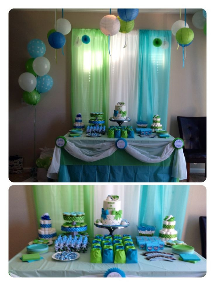 Green Baby Shower Decor
 17 Best images about Baby shower on Pinterest
