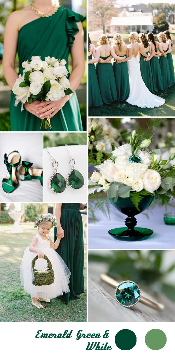 Green Wedding Colors
 Five Fantastic Spring and Summer Wedding Color Palette