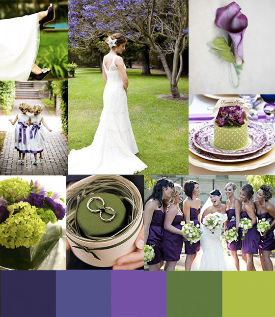 Green Wedding Colors
 Turning Back Time graphy Fresh And Funky Wedding Colors