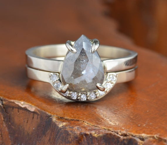 Grey Diamond Engagement Rings
 Natural Grey Diamond Engagement Ring 2 12 by