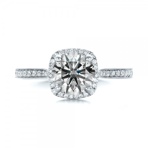 Grey Diamond Engagement Rings
 Custom Fancy Grey Diamond Engagement Ring