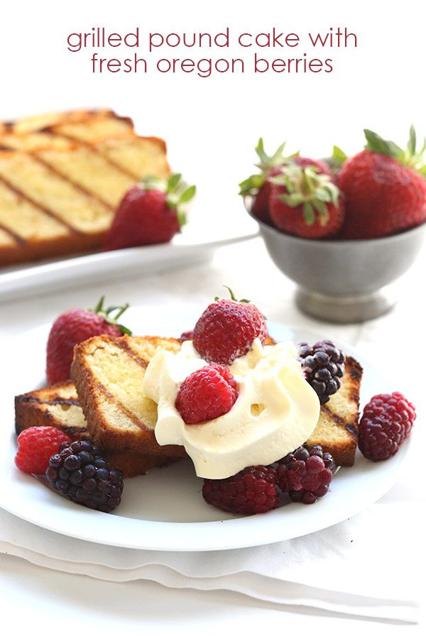 Grilled Pound Cake
 Low Carb Grilled Pound Cake with Mixed Berries