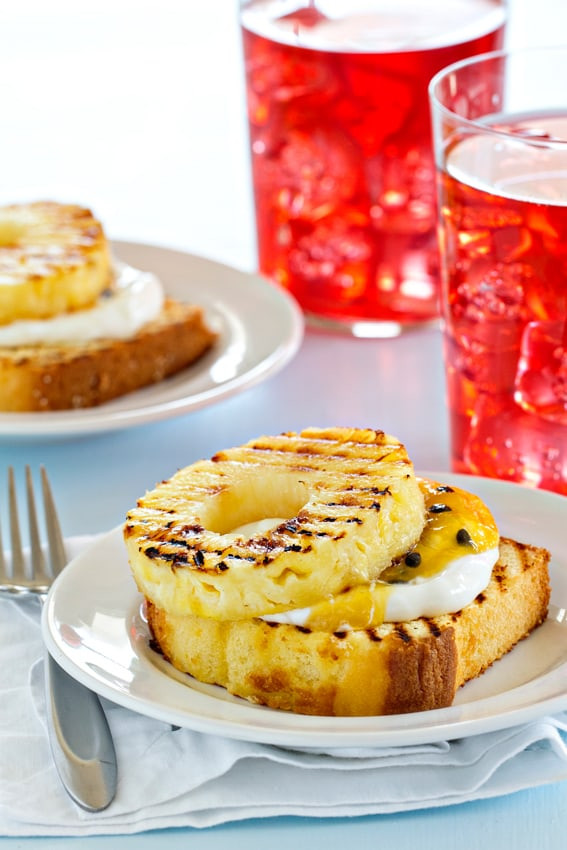 Grilled Pound Cake
 Grilled Pound Cake with Pineapple