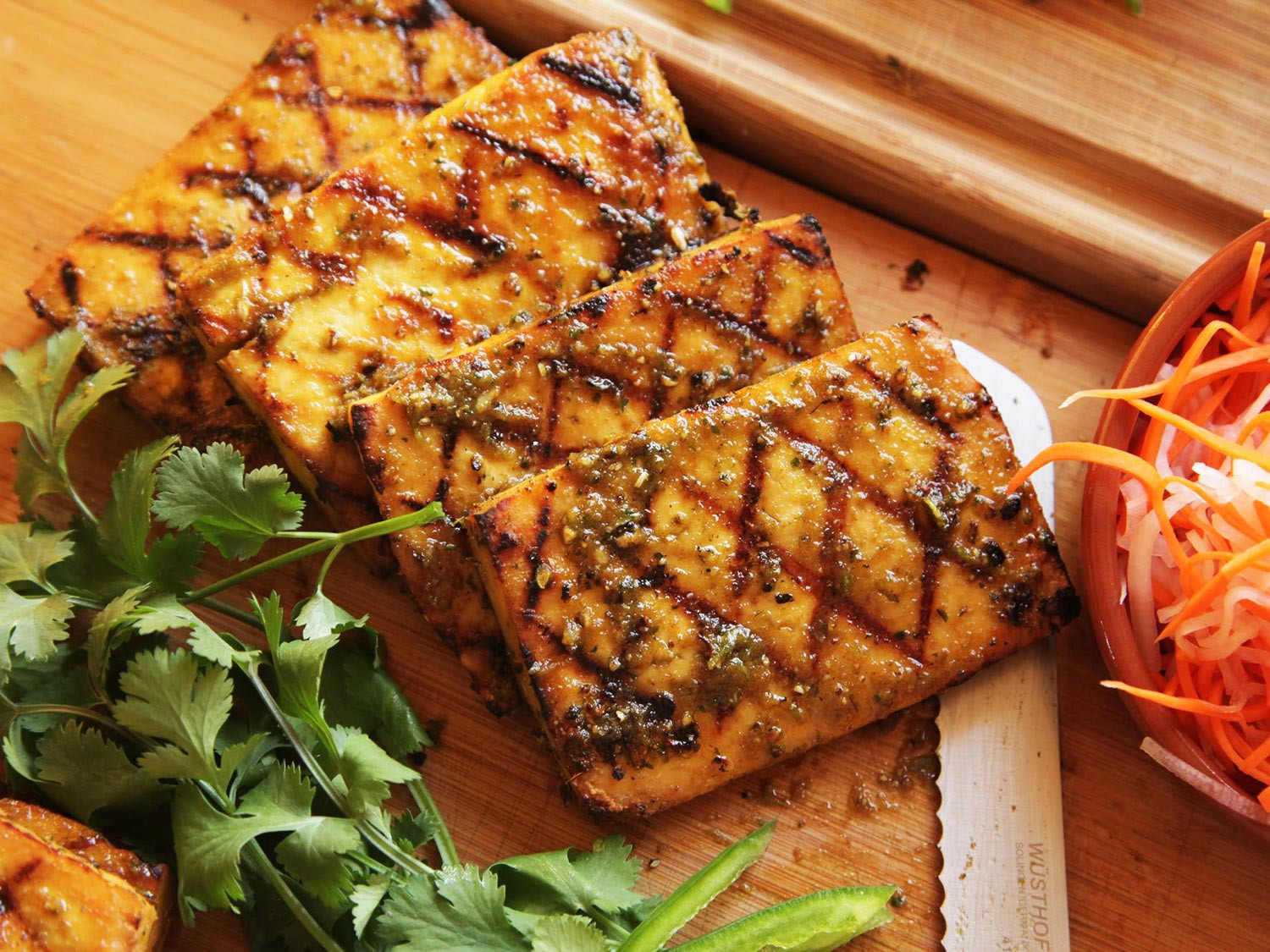 Grilled Tofu Recipes
 How to Make Lemongrass and Coriander Marinated Grilled