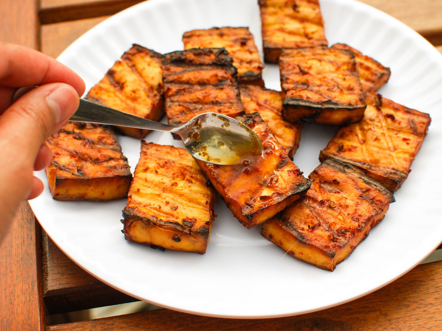Grilled Tofu Recipes
 Grilled Tofu With Chipotle Miso Sauce Recipe