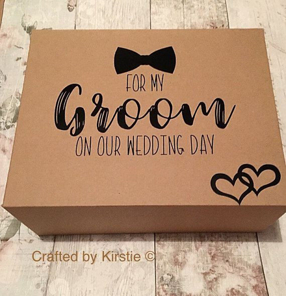 Groom To Bride Wedding Gift
 Groom box Groom t husband to be t Gift for my