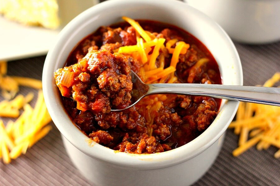 Ground Beef And Bean Chili Recipe
 Slow Cooker Hearty No Bean Chili Pumpkin N Spice
