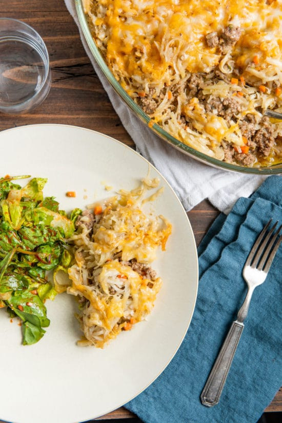 Ground Beef And Hash Brown Casserole
 Cheesy Ground Beef and Hash Brown Casserole Recipe — The