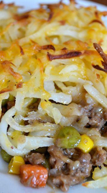 Ground Beef And Hash Brown Casserole
 hash brown beef casserole