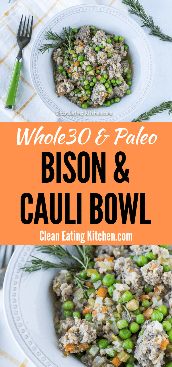Ground Bison Recipes Paleo
 Ground Bison and Cauliflower Bowl Recipe