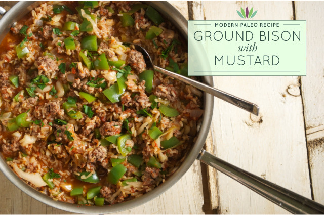 Ground Bison Recipes Paleo
 Recipe Ground Bison with Mustard Myersdetox