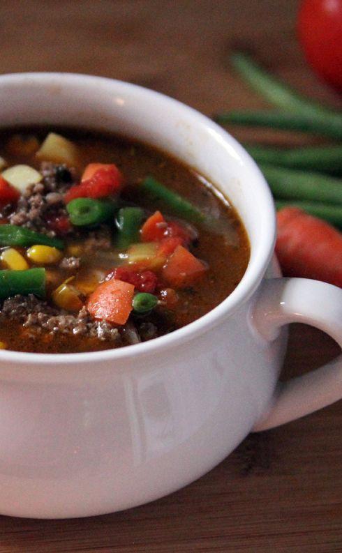 Ground Bison Recipes Paleo
 Ground bison ve able soup I made this tonight for