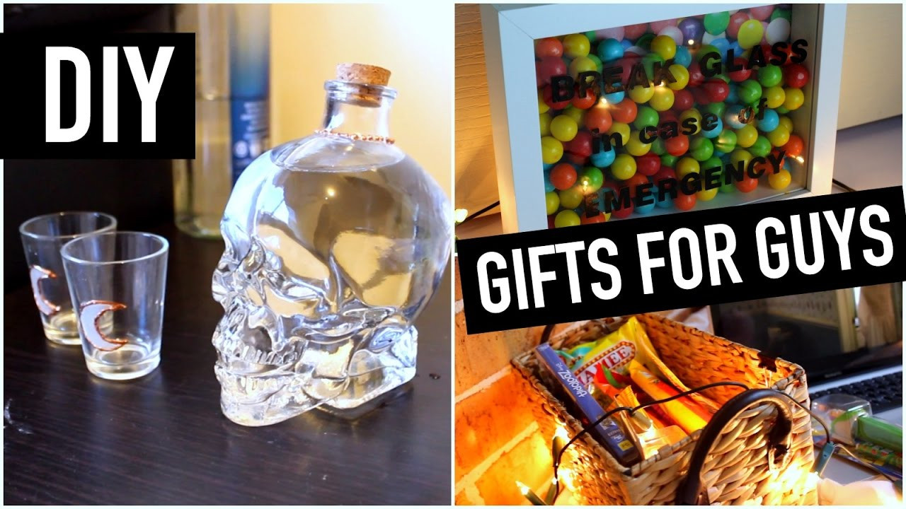Guys Birthday Gifts
 DIY Gift Ideas for Guys best friend brother dad etc
