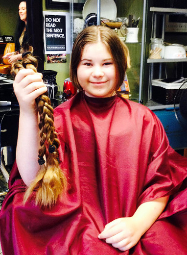 Hair For Kids With Cancer
 Girl donates her hair for kids battling cancer
