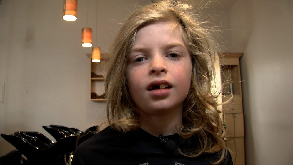 Hair For Kids With Cancer
 Anchorage boy 8 donates hair to help kids with cancer