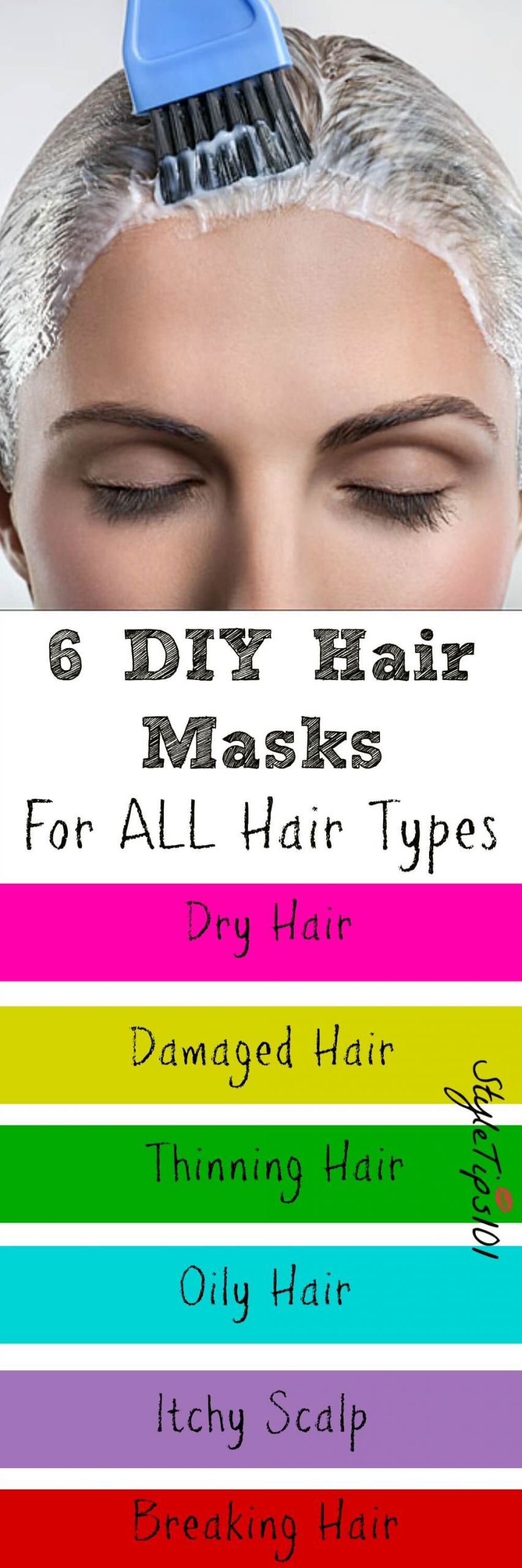 Hair Mask For Dry Hair DIY
 6 DIY Hair Masks For All Hair Types
