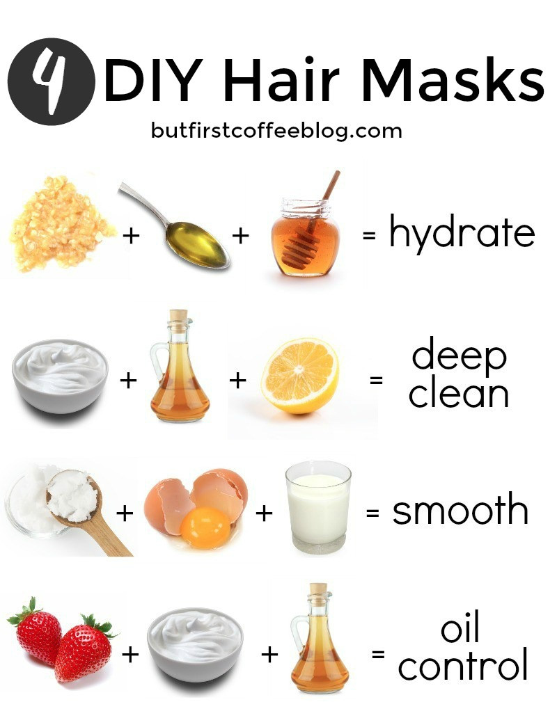 Hair Mask For Dry Hair DIY
 4 DIY Hair Masks For EVERY Hair Type