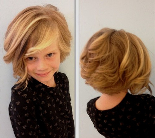 Haircuts For Little Girls With Wavy Hair
 50 Short Hairstyles and Haircuts for Girls of All Ages