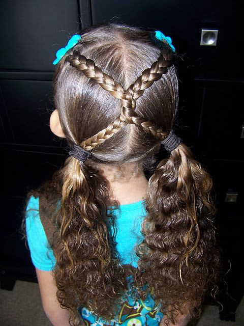 Hairstyle For Little Girls With Long Hair
 Short hairstyles Braided pony and Short girls on Pinterest
