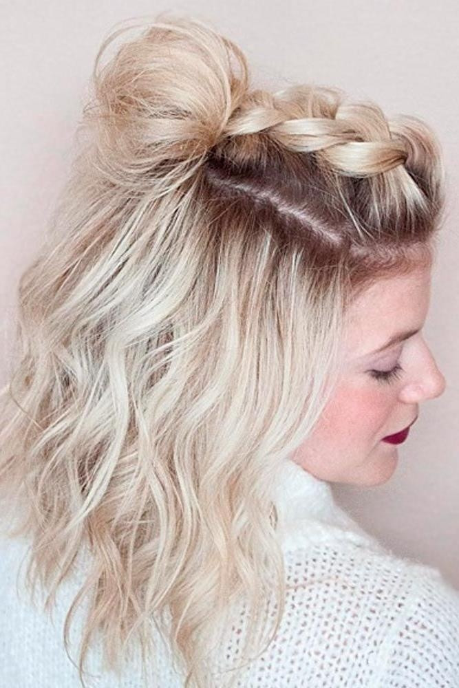Hairstyle For Prom Medium Hair
 20 Best Ideas of Home ing Short Hairstyles