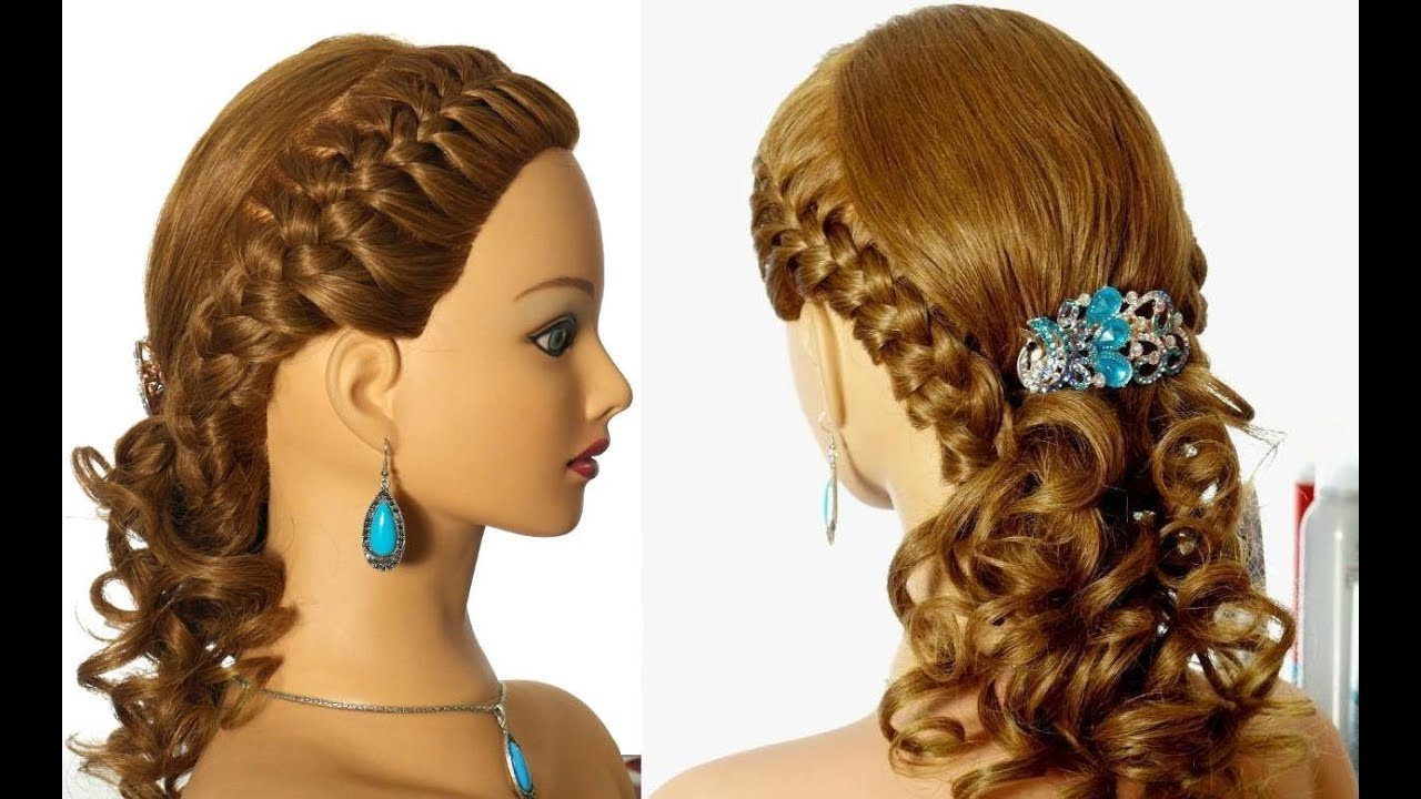 Hairstyle Ideas For Long Hair
 Romantic braided prom hairstyle for long hair