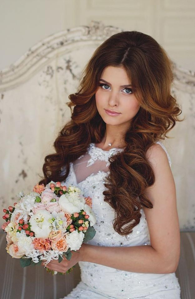 Hairstyles Brides
 Stylish Bridal Wedding Hairstyle 2014 2015 for Brides and