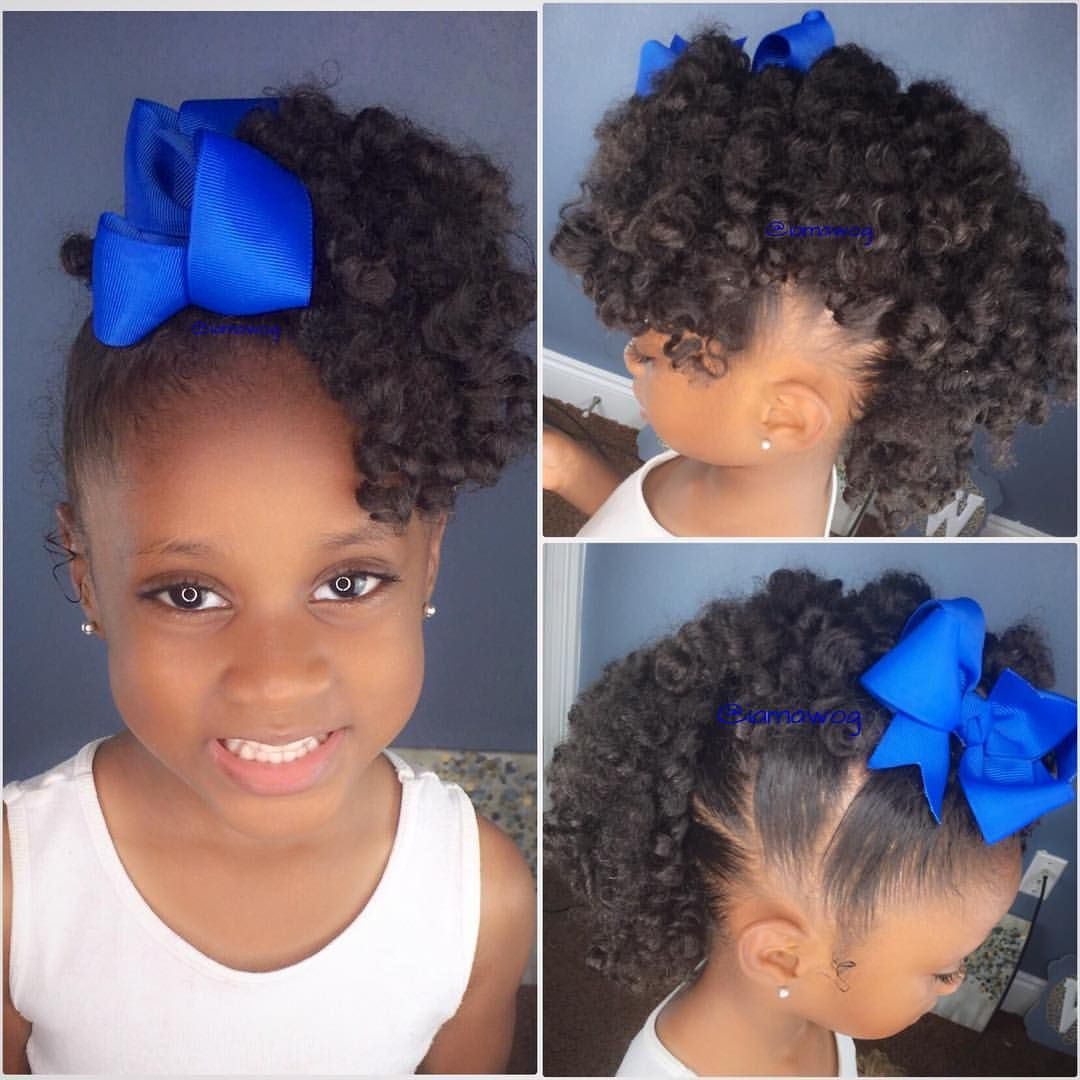 Hairstyles For 8 Year Old Black Girl
 RyLei Kai s HOTD The Curly Fro Hawk I used THREE of my