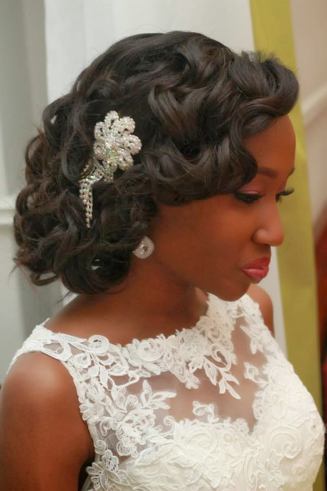 Hairstyles For Brides With Short Hair
 Dahlia Weddings Bridal hairstyles