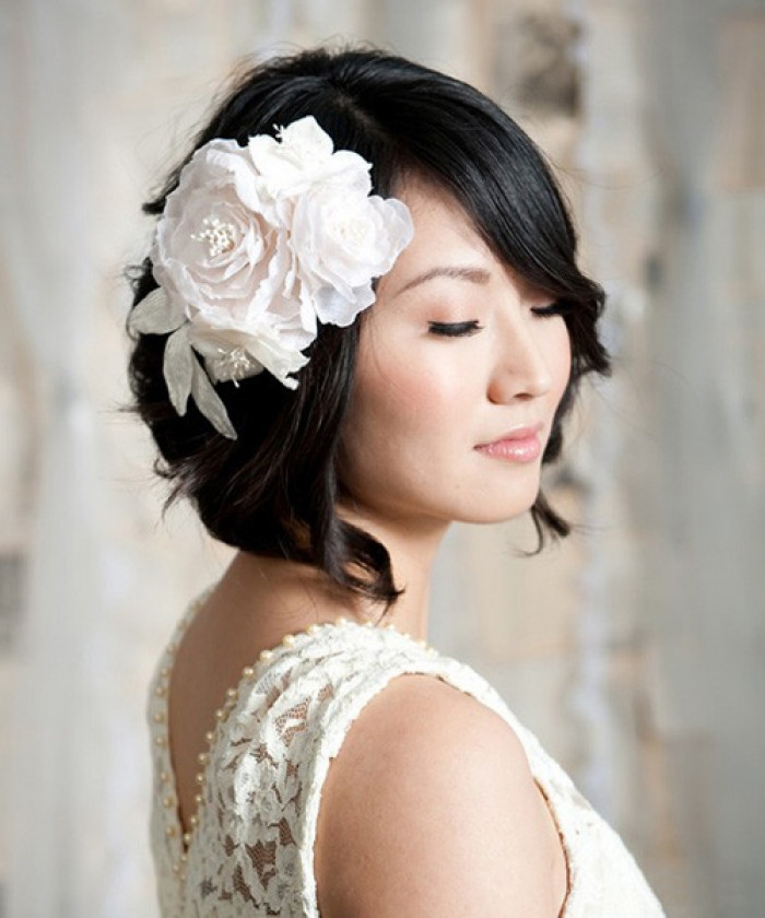 Hairstyles For Brides With Short Hair
 Short Wedding Hairstyles