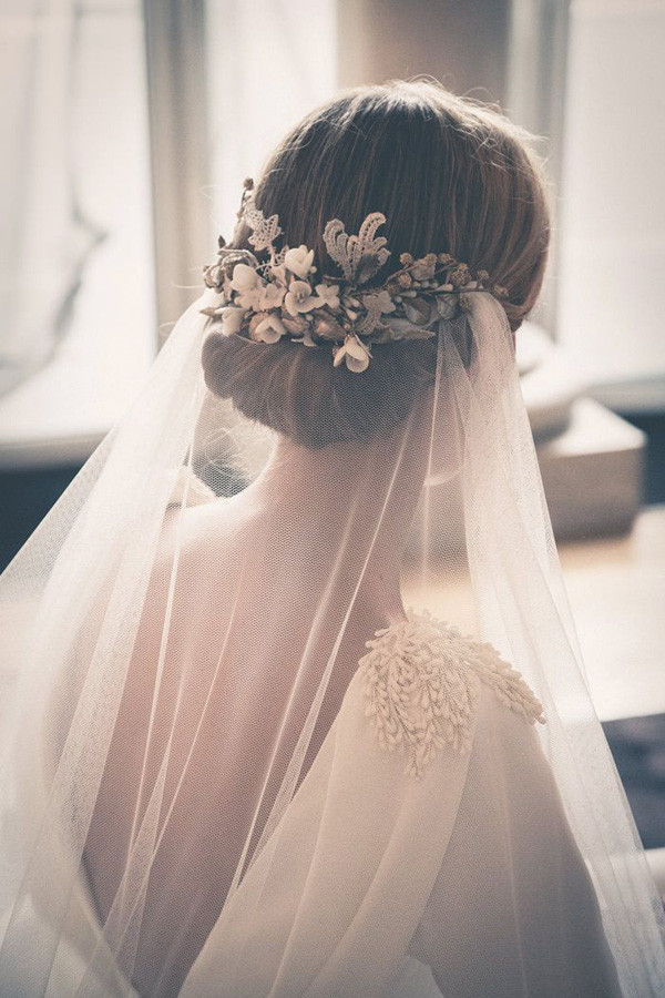 Hairstyles For Brides With Veil
 39 Stunning Wedding Veil & Headpiece Ideas For Your 2016