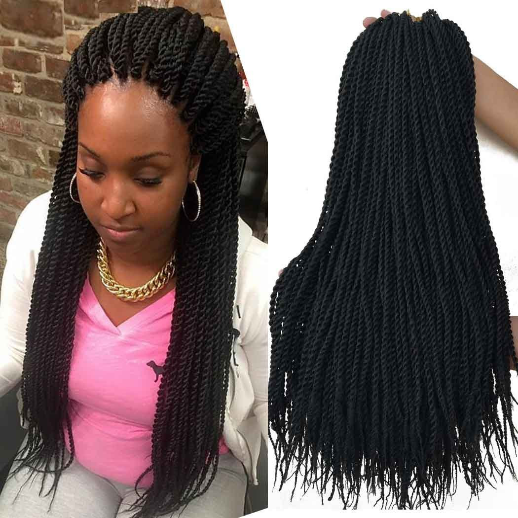 Hairstyles For Crochet Senegalese Twist
 Amazon 18 Inch 8Packs Senegalese Twist Hair Crochet