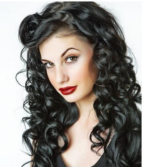 Hairstyles For Long Curly Frizzy Hair
 Hairstyles for Long Curly Hair