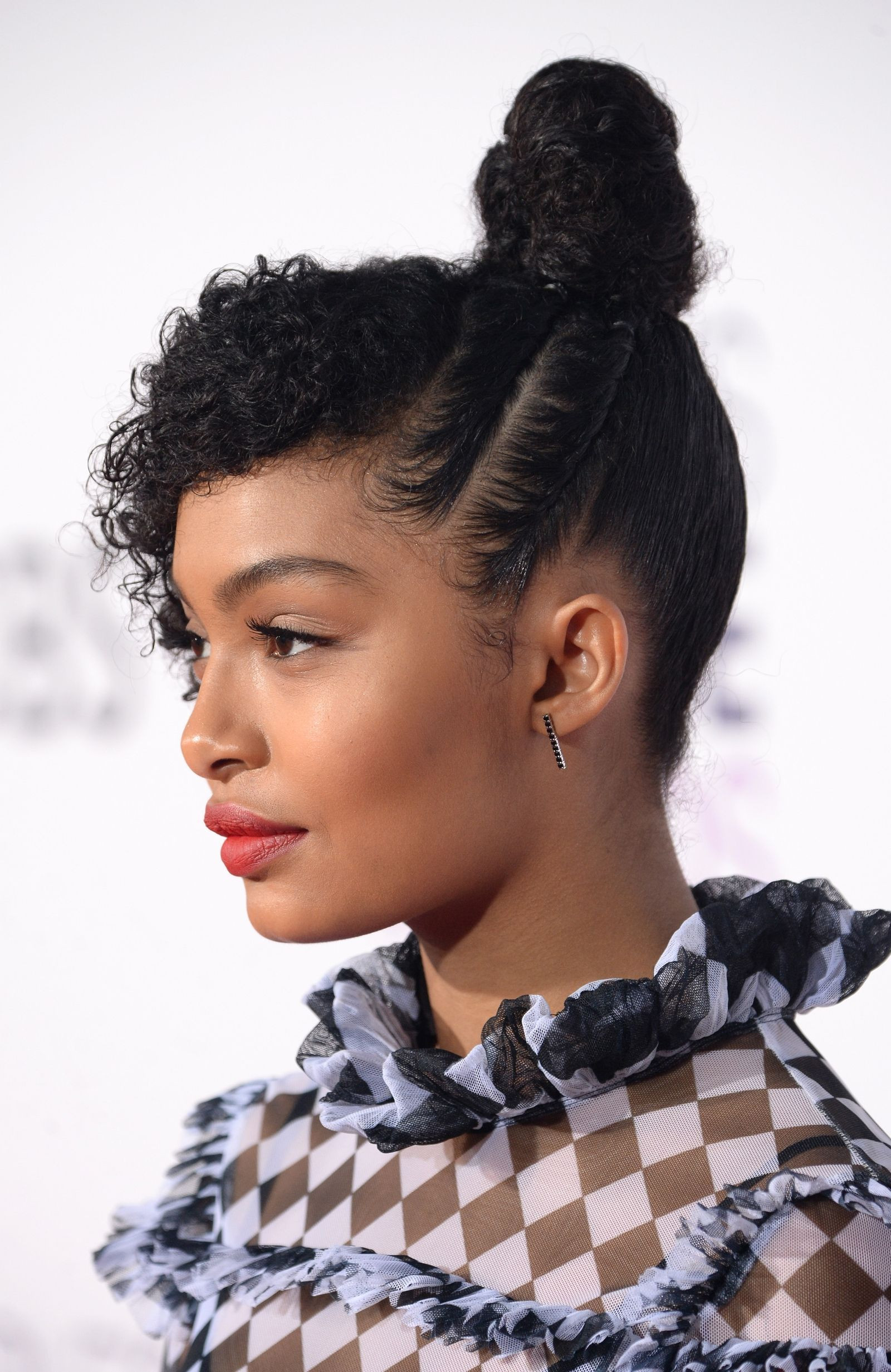 Hairstyles For Natural African Hair
 50 Must See Celebrity Top Knots from the Teeny Tiny to