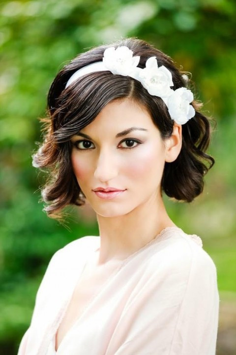 Hairstyles For Short Hair For Weddings
 48 Chic Wedding Hairstyles for Short Hair