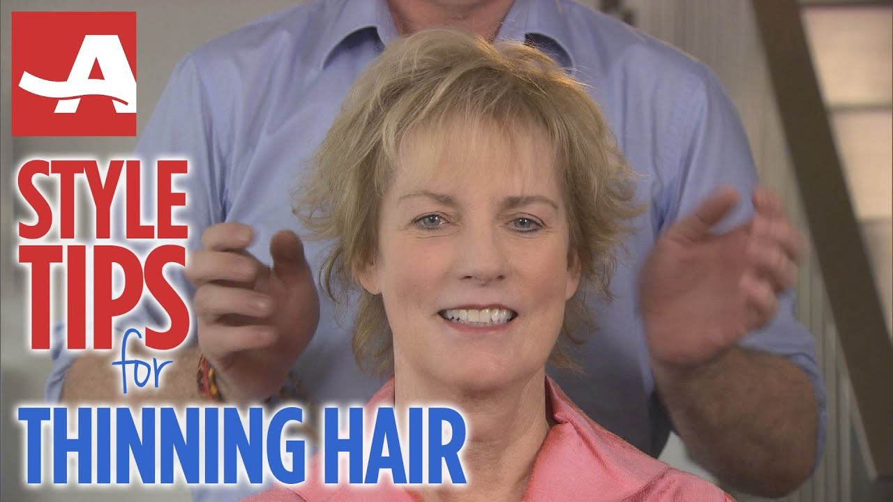 Hairstyles For Thinning Hair On Top Female
 Style Tips for Thinning Hair