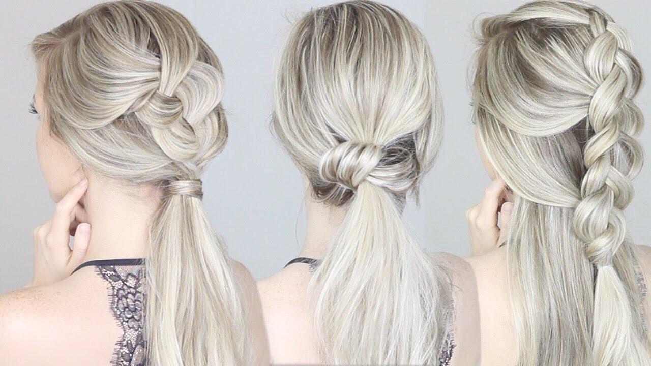 Hairstyles That Are Easy
 QUICK & EASY Hairstyles For Summer